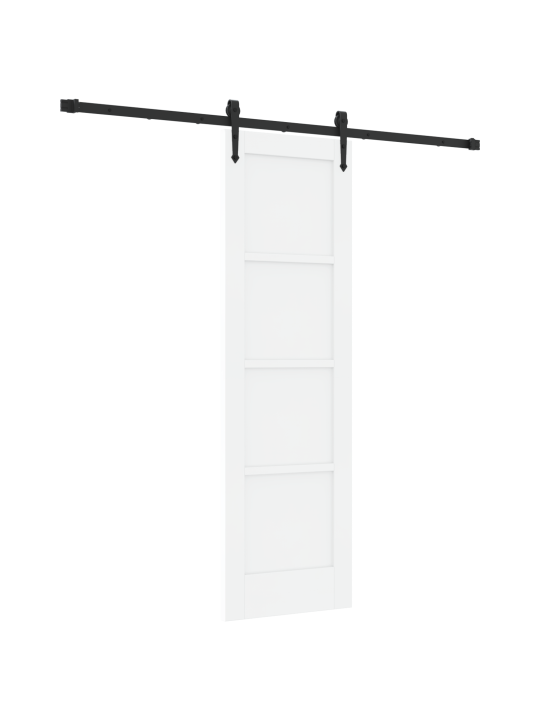 Liuguks koos käsitöödega valge 61x198.5 cm tugev puit mänd