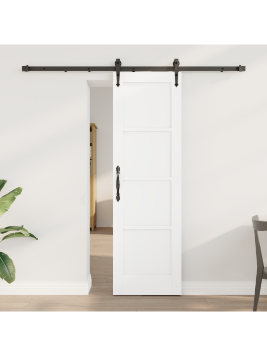 Liuguks koos käsitöödega valge 61x198.5 cm tugev puit mänd