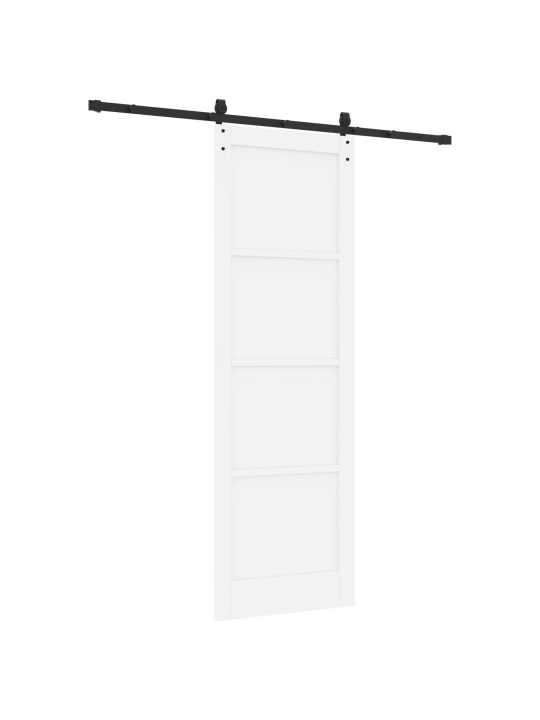 Liuguks koos tarvikute komplektiga valge 78x232 cm tugev puidust seedripuu
