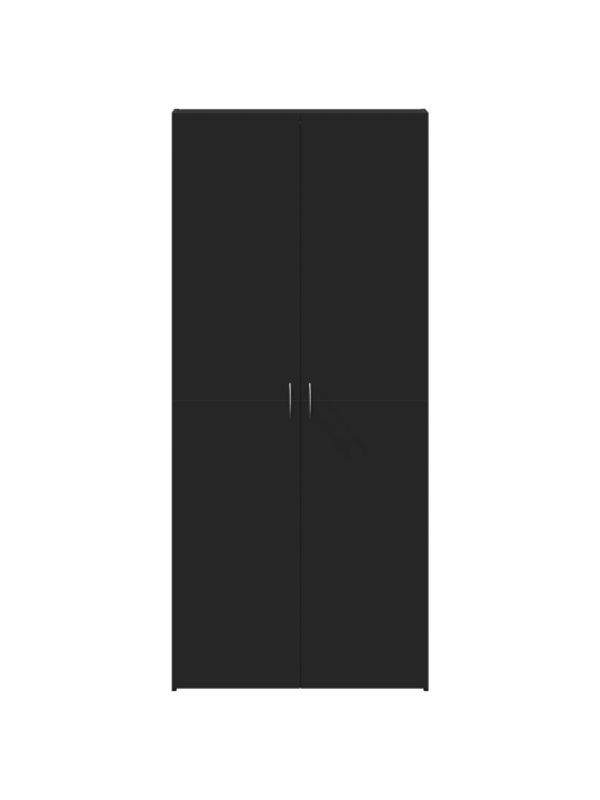 Jalatsikapp must 80x35,5x180 cm tehispuit
