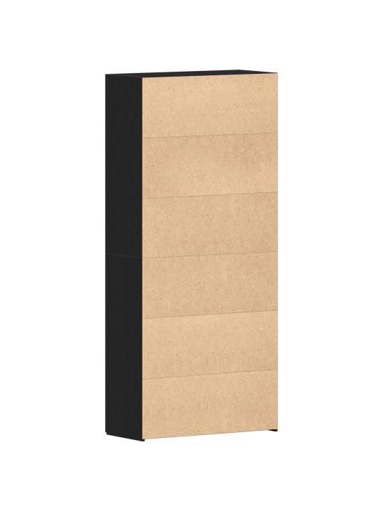 Jalatsikapp must tamme 80x35,5x180 cm töödeldud puit