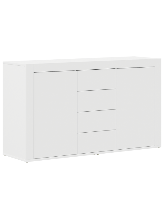 Valge kapp valge puit 120 x 36 x 69 cm hoiu valge kapp