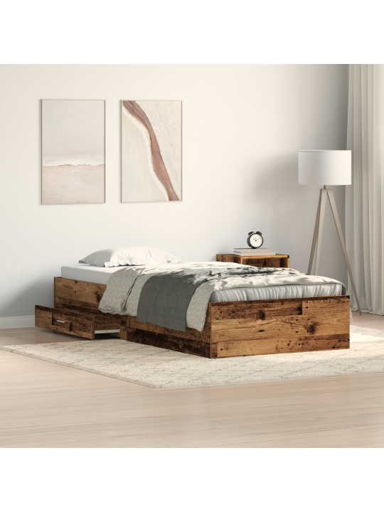 Voodi raamat 90x200 cm tehispuit