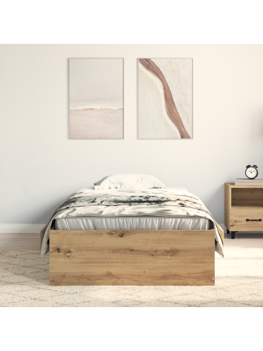 Voodi raam artisaan tamme 90x190 cm tehispuust