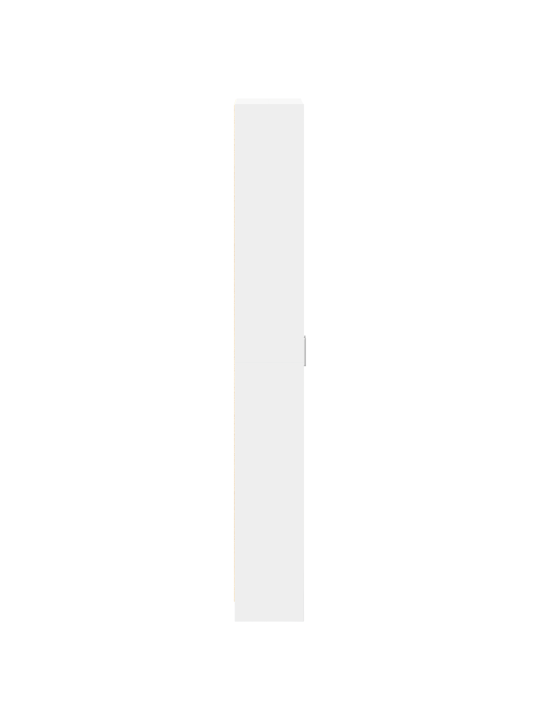 Kapp valge 55x25x189 cm puitlaastplaadist