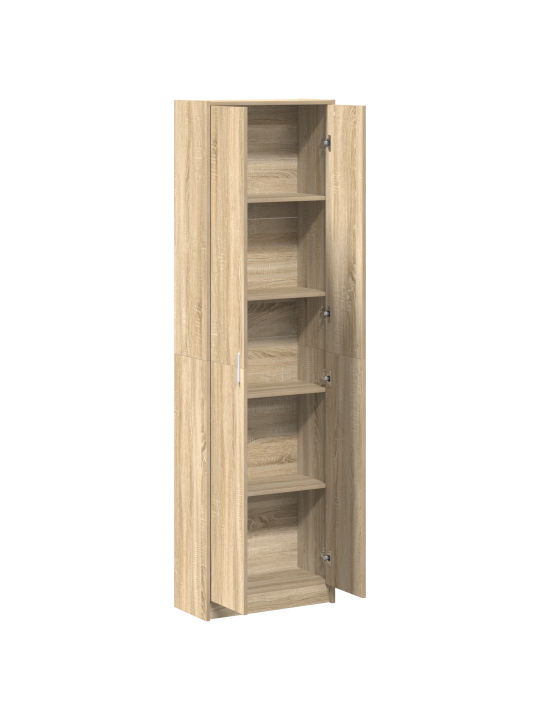 Kapp sonoma tamm 55x25x189 cm tehispuit