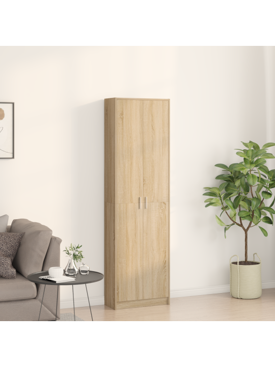 Kapp sonoma tamm 55x25x189 cm tehispuit