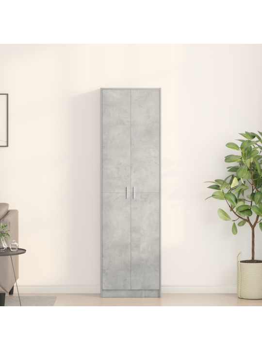 Riidekapp betoonhall 55x25x189 cm puitlaastplaadist