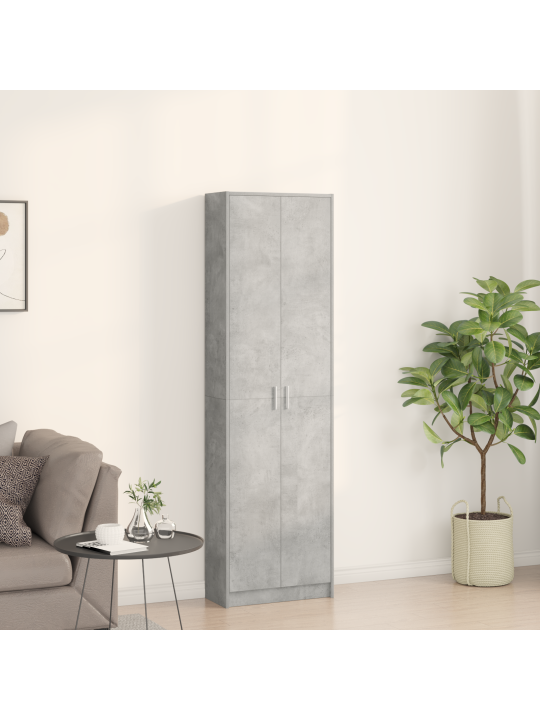 Riidekapp betoonhall 55x25x189 cm puitlaastplaadist