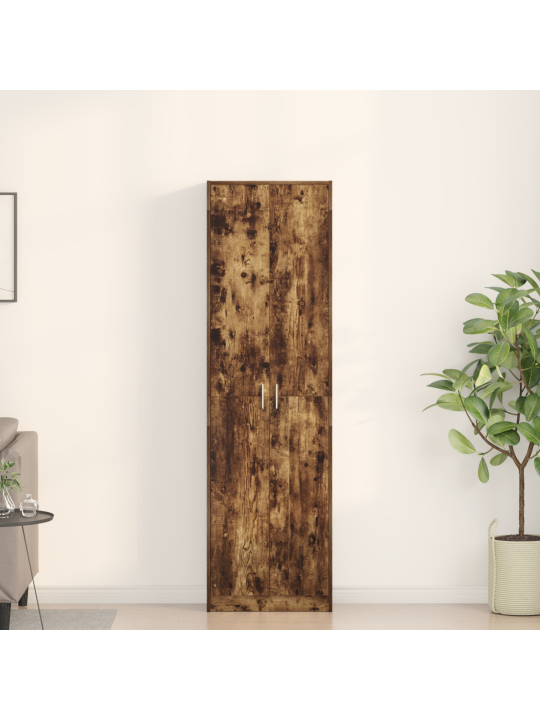 Garderoob suitsutatud tamm 55x25x189 cm tehispuit