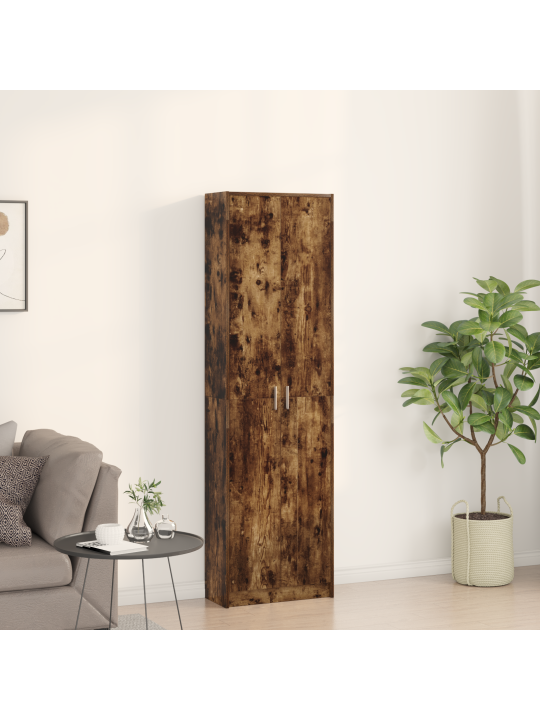 Garderoob suitsutatud tamm 55x25x189 cm tehispuit