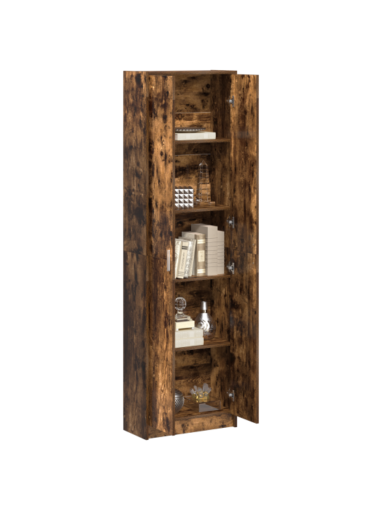 Garderoob suitsutatud tamm 55x25x189 cm tehispuit