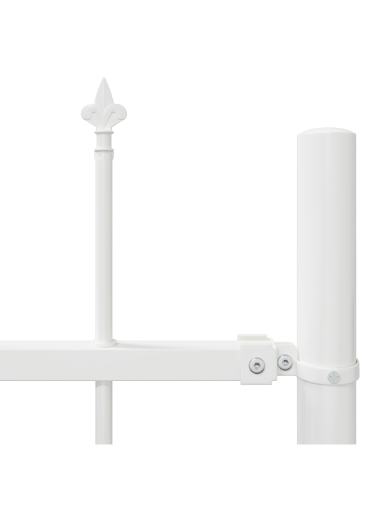 Aia piire tipp-sokliga valge 3,4x1,2 m teras