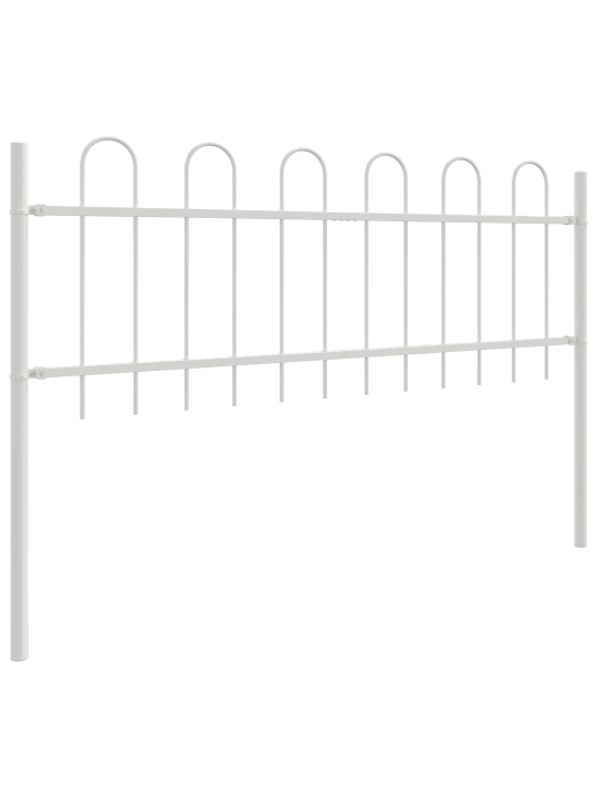 Aedaiaga hoop ülemise - valge, 15.3 x 0.6 m, teras