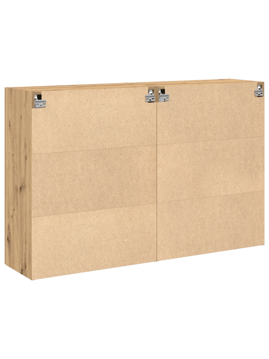 Wall mounted cabinets 2 tk artisan oak 69,5x34x90 cm töödeldud puit
