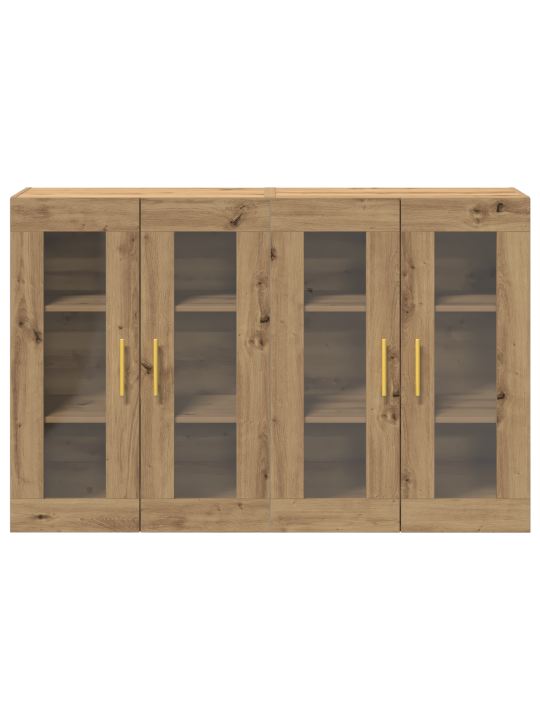Seinale paigaldatavad kapid 2 tk artisan tamme 69,5x34x90 cm tehispuit