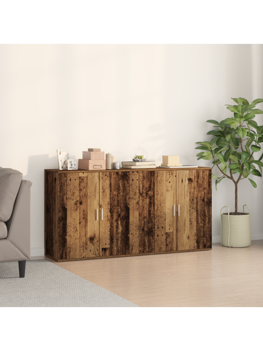 Kappide komplekt 2 tk vana puit 79x38x80 cm tehispuit