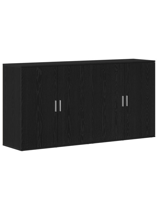 Kapp 2 tk must tamme 79x38x80 cm tehispuust