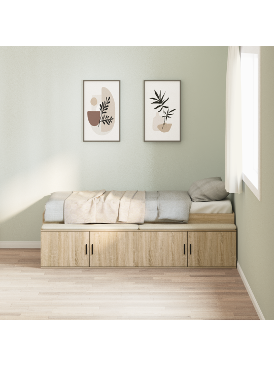 Ladustamisvoodi raam sonoma tamm 100x200 cm