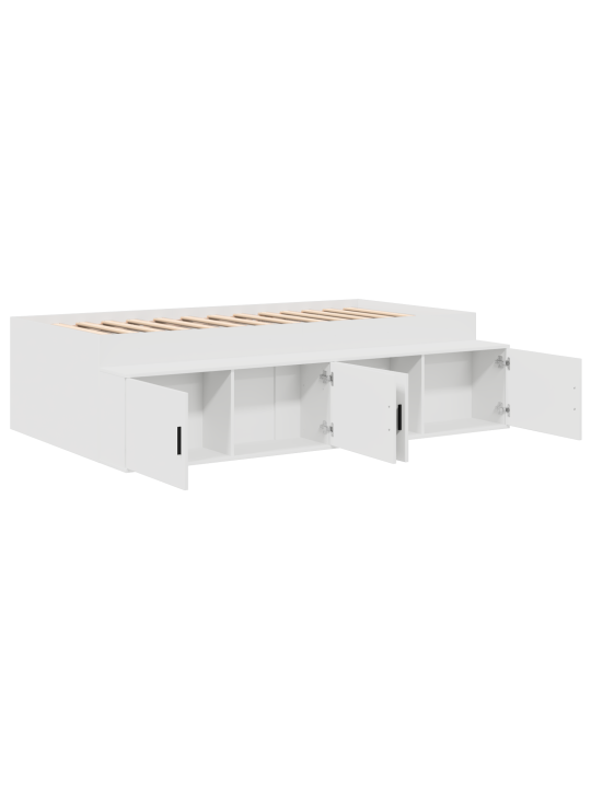 Ladustamisvoodi raam valge 80x200 cm