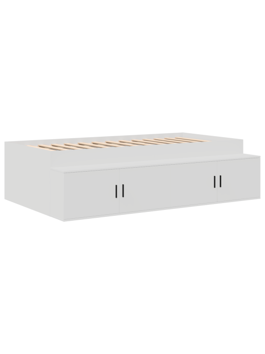 Ladustamisvoodi raam valge 80x200 cm