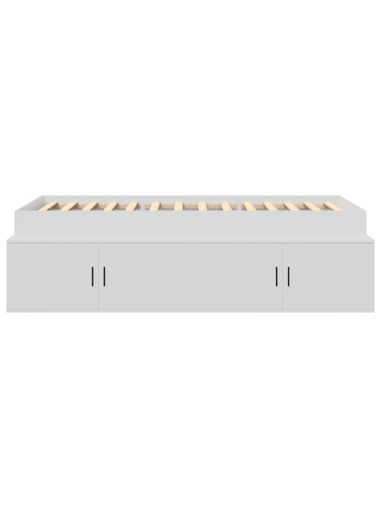 Ladustamisvoodi raam valge 80x200 cm