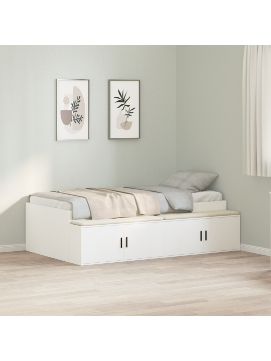 Ladustamisvoodi raam valge 80x200 cm