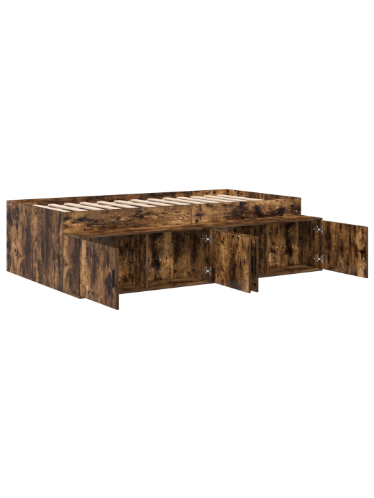 Ladustamisvoodi raam suitsetatud tamm 90x190 cm