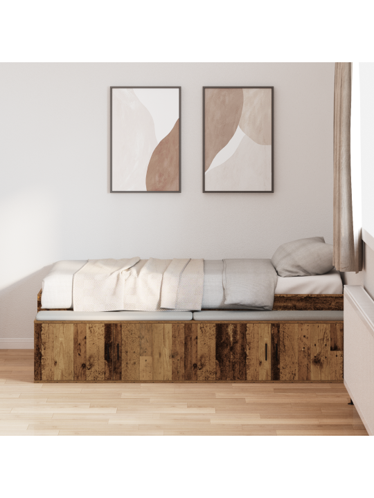 Ladustamisvoodi raam tammepuidust 75x190 cm
