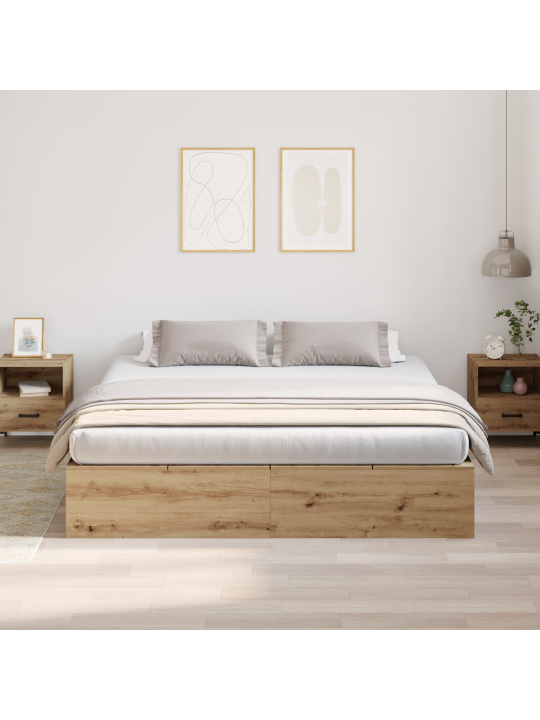 Hoiuvoodi raam artisan tamme 200x200 cm