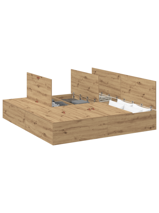 Hoiuvoodi raam artisan tamme 200x200 cm