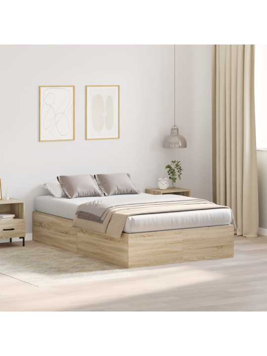 Hoiuvoodi raam sonoma tamme 120x200 cm