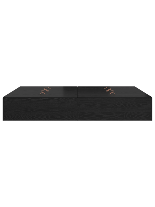 Ladustamisvoodi raam must tamm 140x190 cm