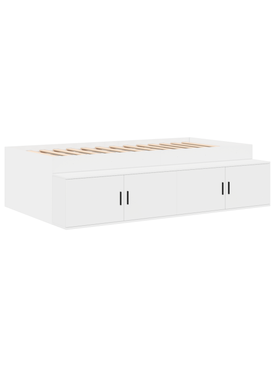 Ladustamisvoodiraam valge 90x200 cm