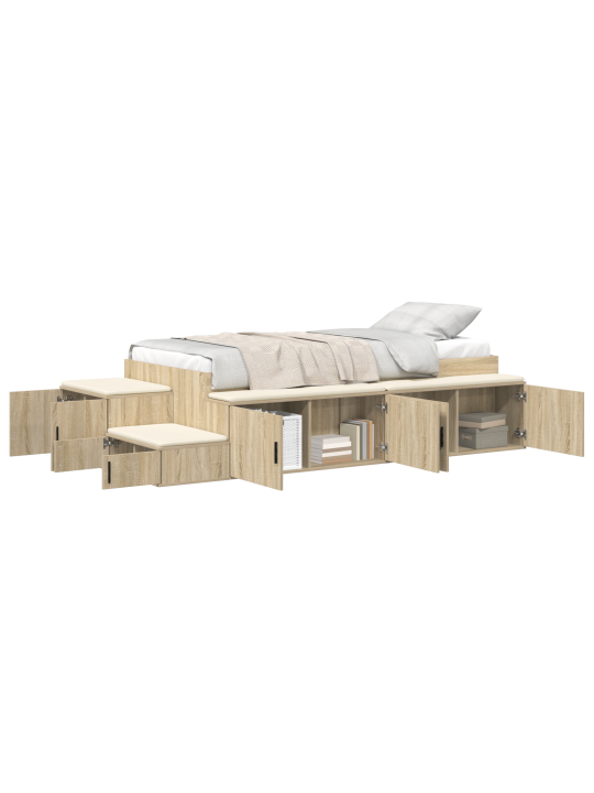 Voodi raam sonoma tamm 90x200 cm