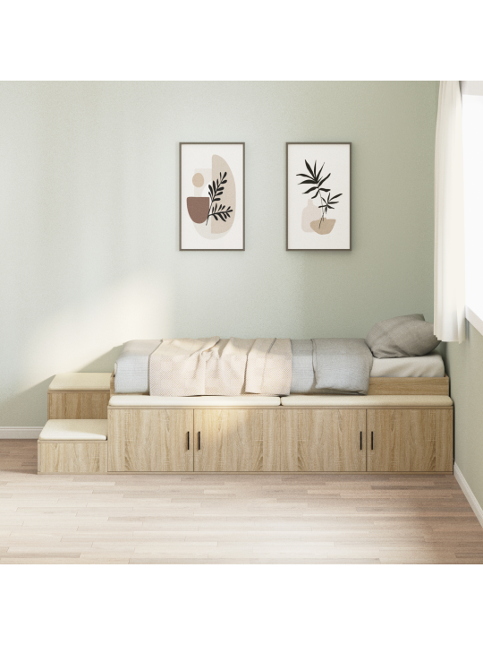 Ladustamisvoodi raam sonoma tamm 80x200 cm