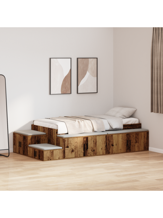 Ladustamisvoodi raam vana puit 80x200 cm