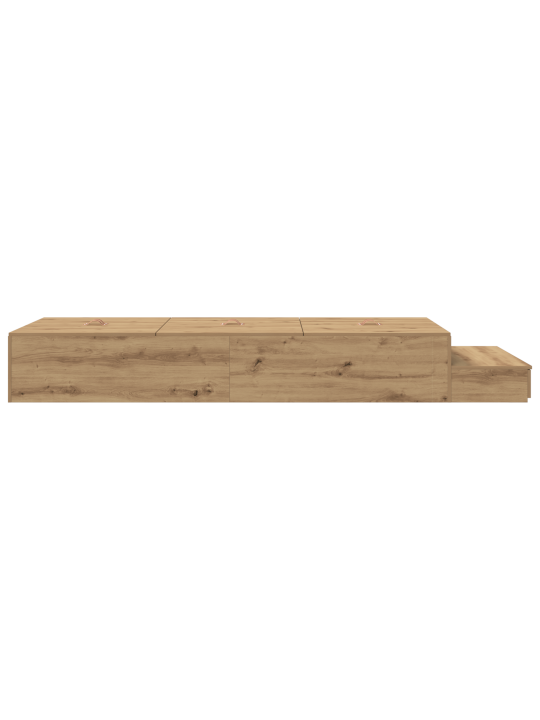 Ladustamisvoodi raam artisan oak 90x200 cm