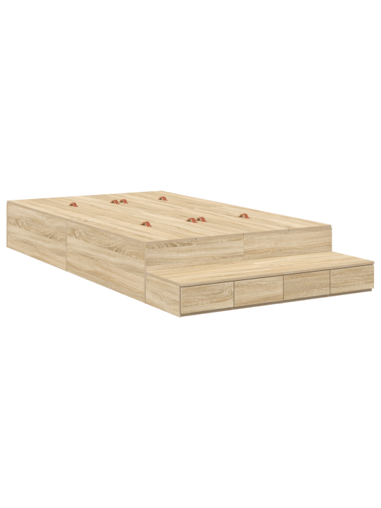 Hoiuvoodi raam sonoma tamm 120x200 cm
