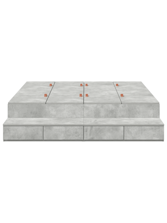 Voodi raam betoonhall 150x200 cm