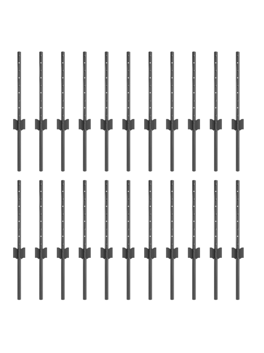 Aedapostid 22 tk u-kanal hall 80 cm teras