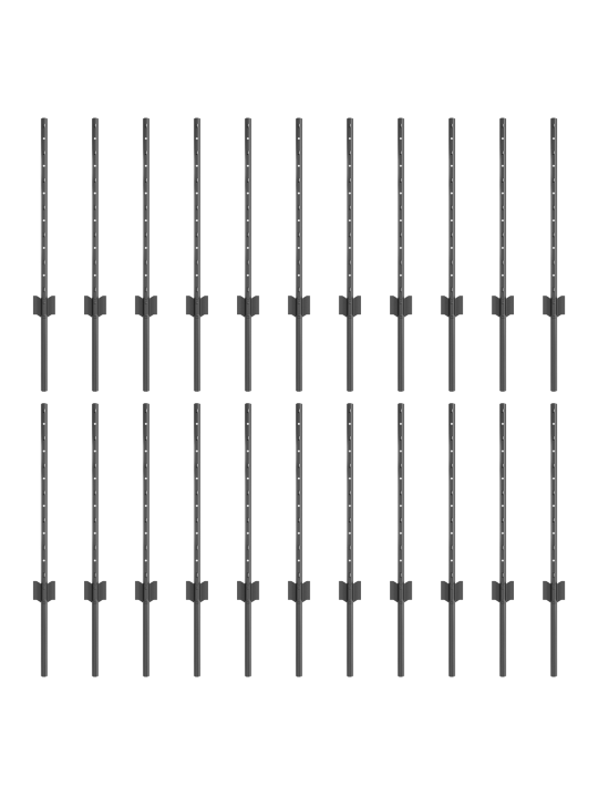 Aiapostid 22 tk u-profiil hall 100 cm teras