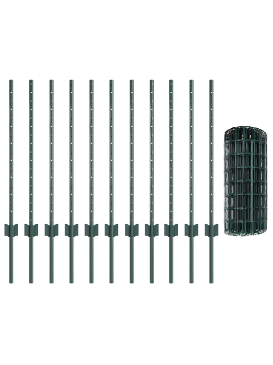 Euro aed koos 11 u postiga roheline 0,8x25 m teras