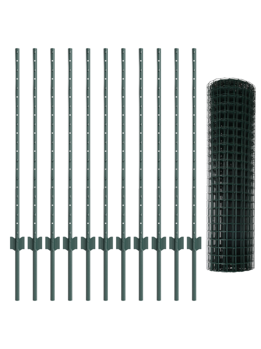 Aiakaide komplekt 2 tk roheline teras 25 x 1 m vastupidav