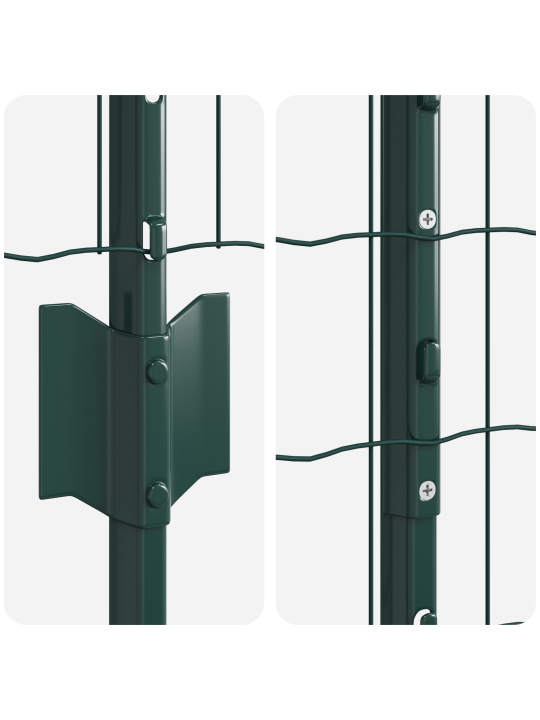 Euroopa aed 5 u postiga roheline 1,4x10 m teras