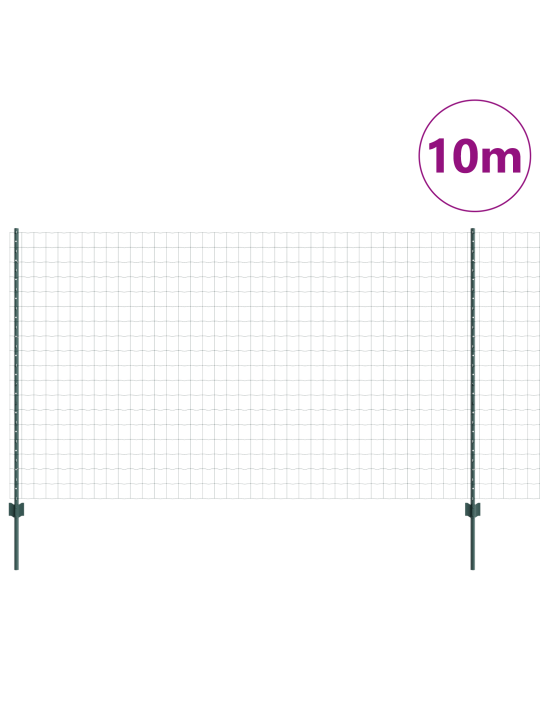 Euroopa aed 5 u postiga roheline 1,4x10 m teras
