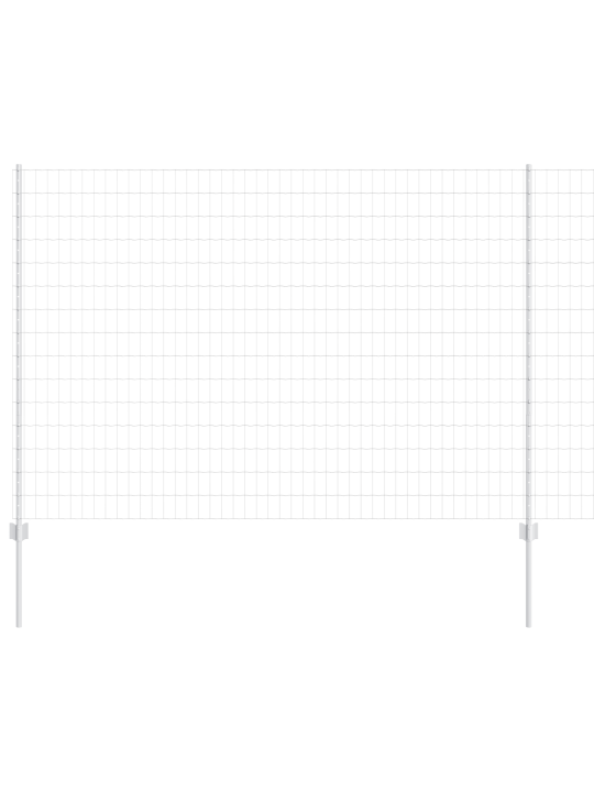 Euro aiakardin koos 10 u-postiga hõbedane 1,5x10 m teras