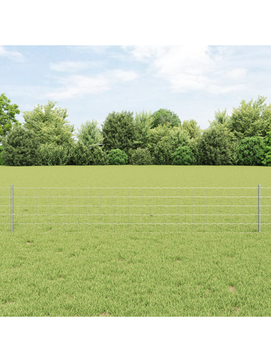 Euroopa aed 11 u tootega hõbedane 0,4x25 m teras