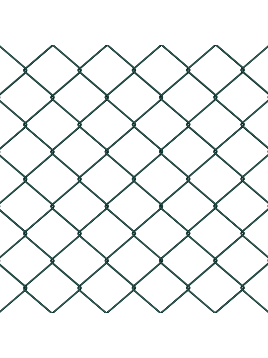 Ahela linki aed 10 u postiga roheline 0.8x10 m teras