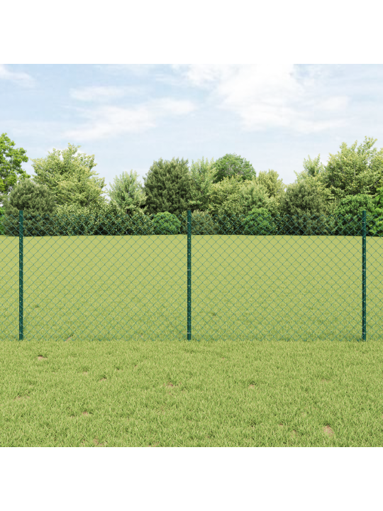 Ahela linki aed 10 u postiga roheline 0.8x10 m teras